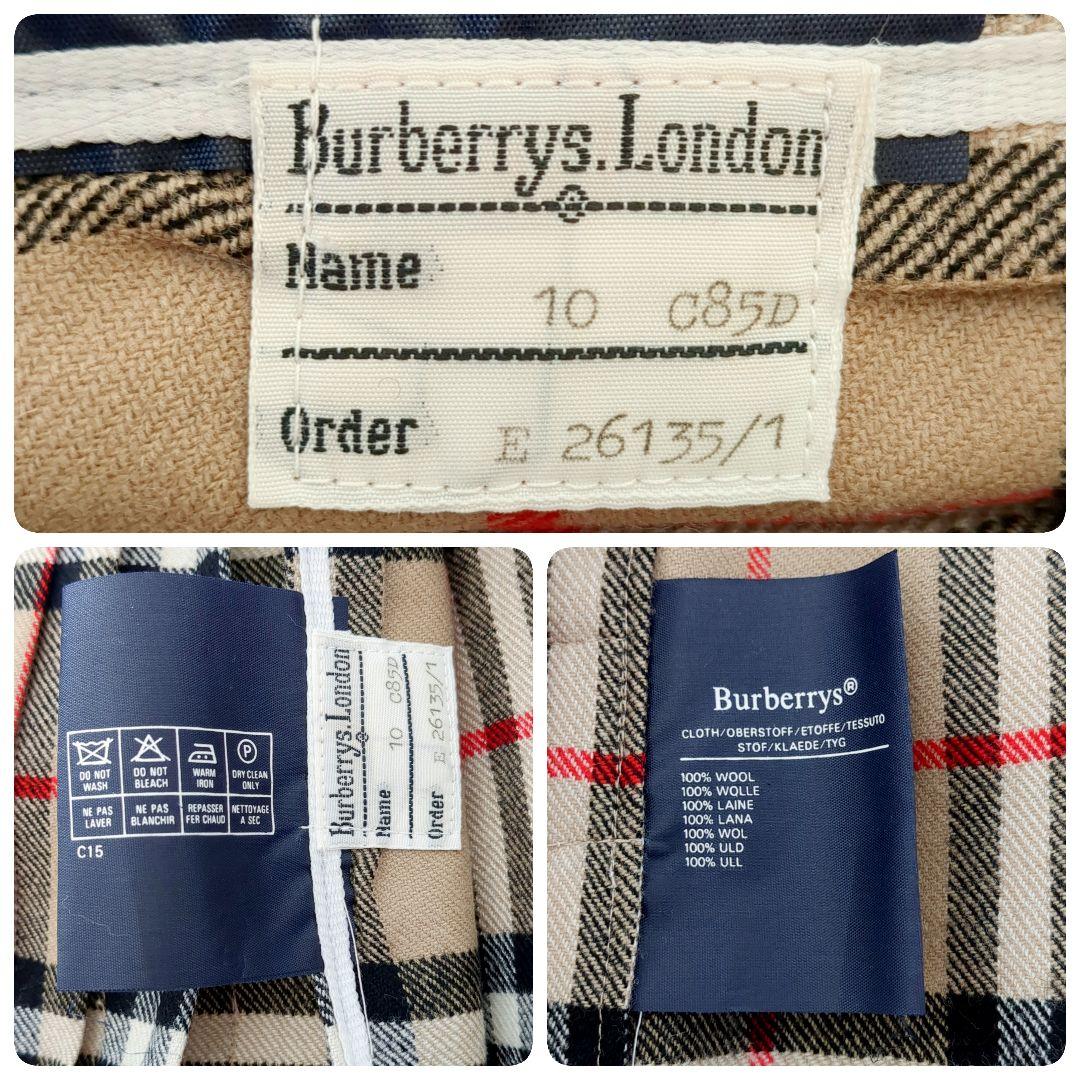 極美品✨️BURBERRY プリーツ フレアスカート ノバチェック ベルト
