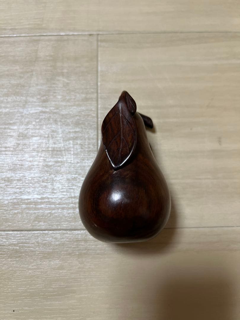 茶道具 仏具 香合 茄子 木製 香蓋 合子 ナス 彫刻 古美術 骨董 瓢箪