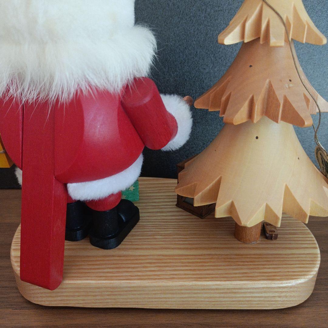 くるみ割り人形〈サンタとツリー〉リヒャルト グレーザー ザイフェン ランプ付置物