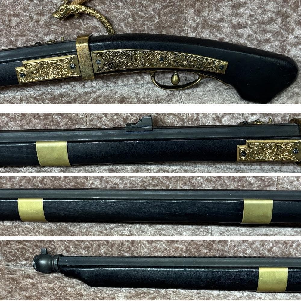 DENIX デニックス 火縄銃 種子島 ブラック 模造 レプリカ 全長110cm