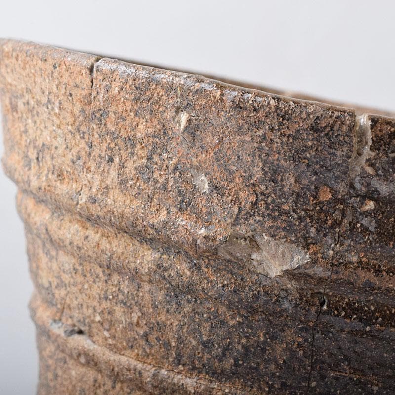 朝鮮美術　須恵器　新羅土器　新羅無細土　壷　時代箱　M　R8358