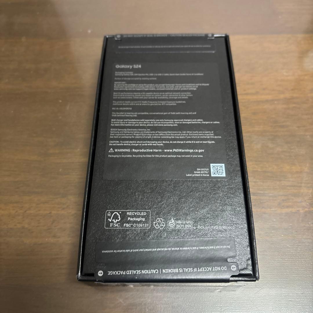 ス*ル様 新品未開封Galaxy S24 256GB US版