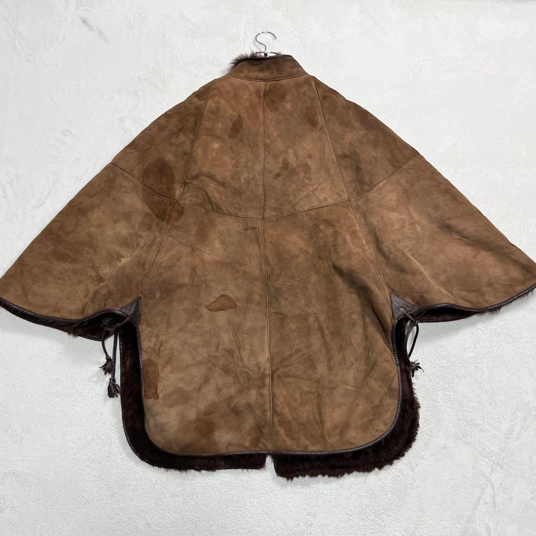 リアルムートン カウボーイマント 本革 毛皮 THE LEATHER RANCH