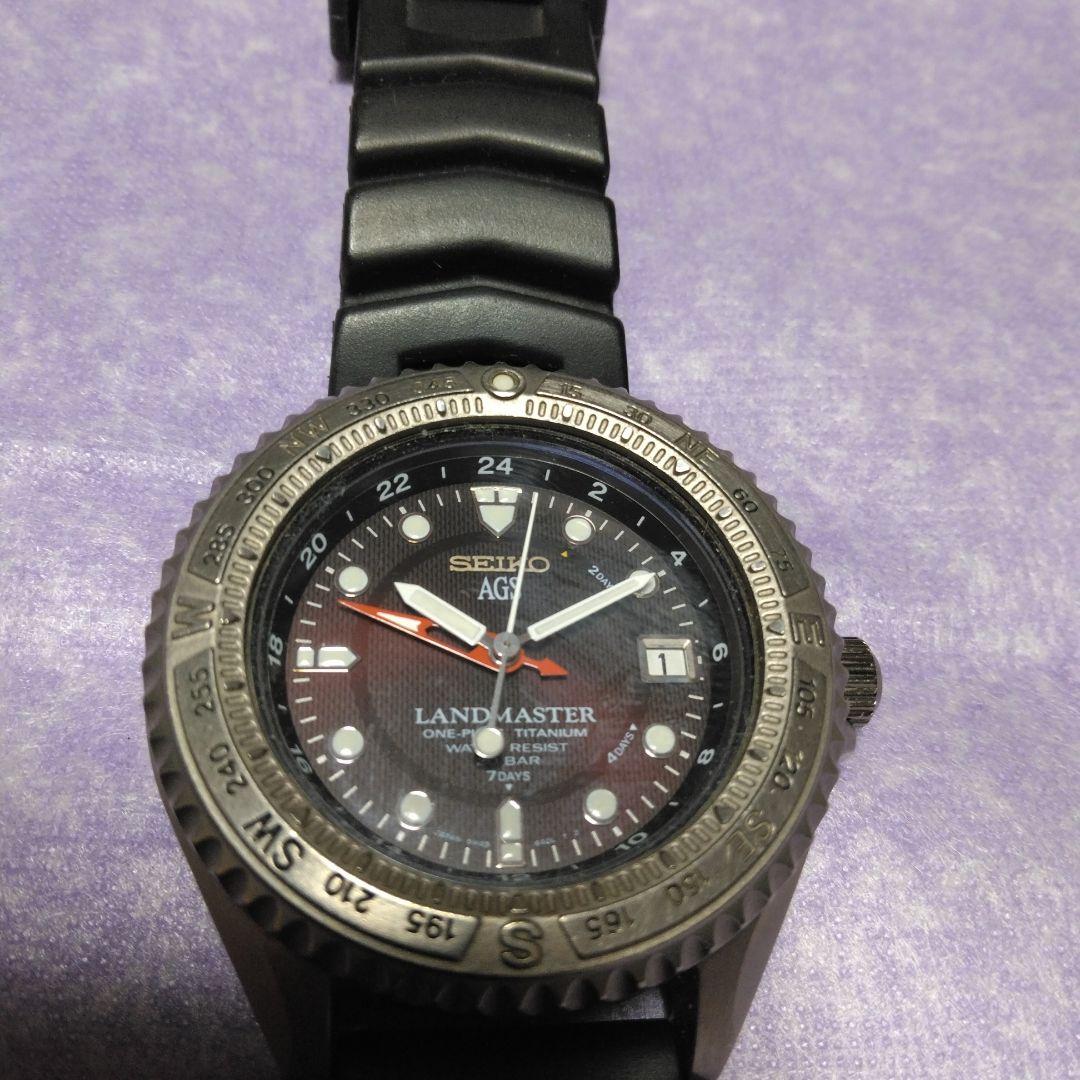 ジャンク品 セイコー LANDMASTER 腕時計(クォーツ)