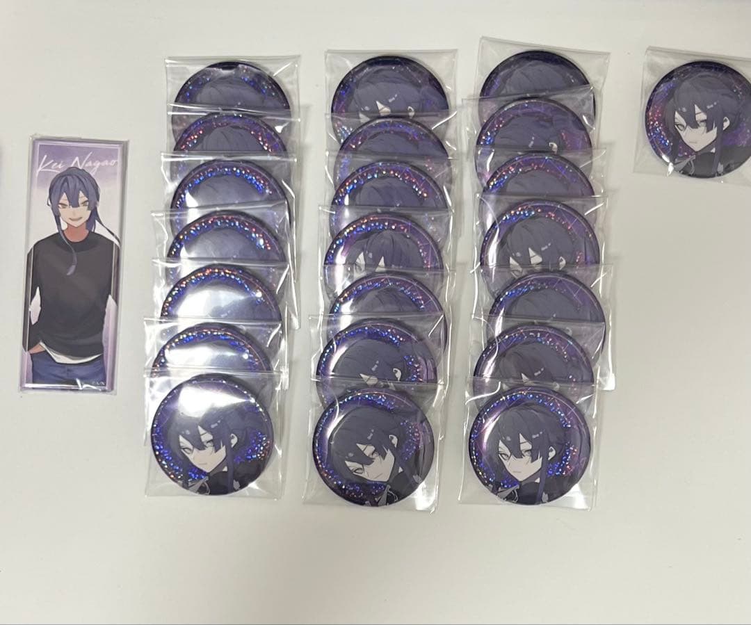 にじさんじ 長尾景 まとめ売り ホワイトデー VΔLZ 5周年 缶バッジ チェキ