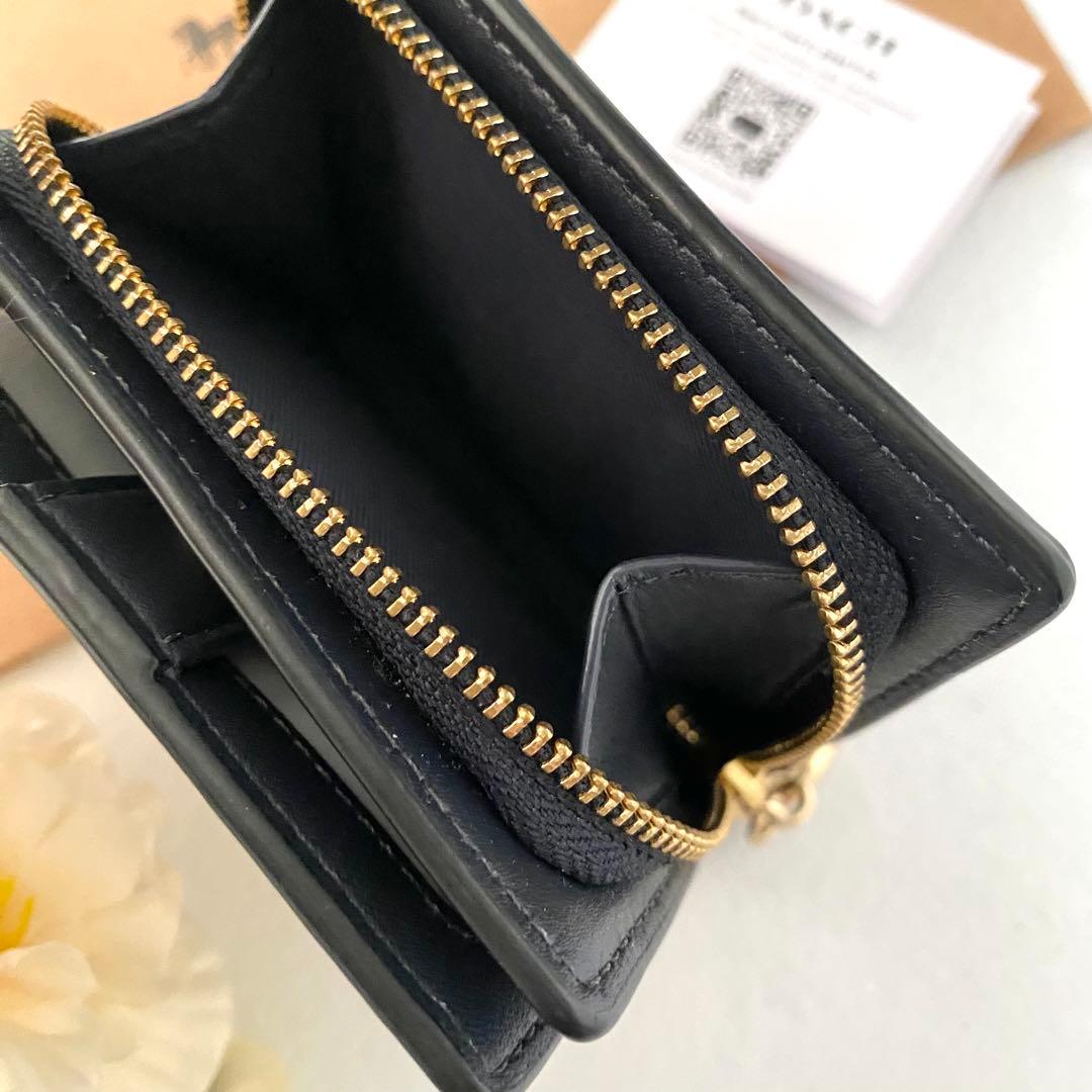 新品　正規品☆COACH コーチ　折り財布　デニム　シグネチャー 二つ折り財布