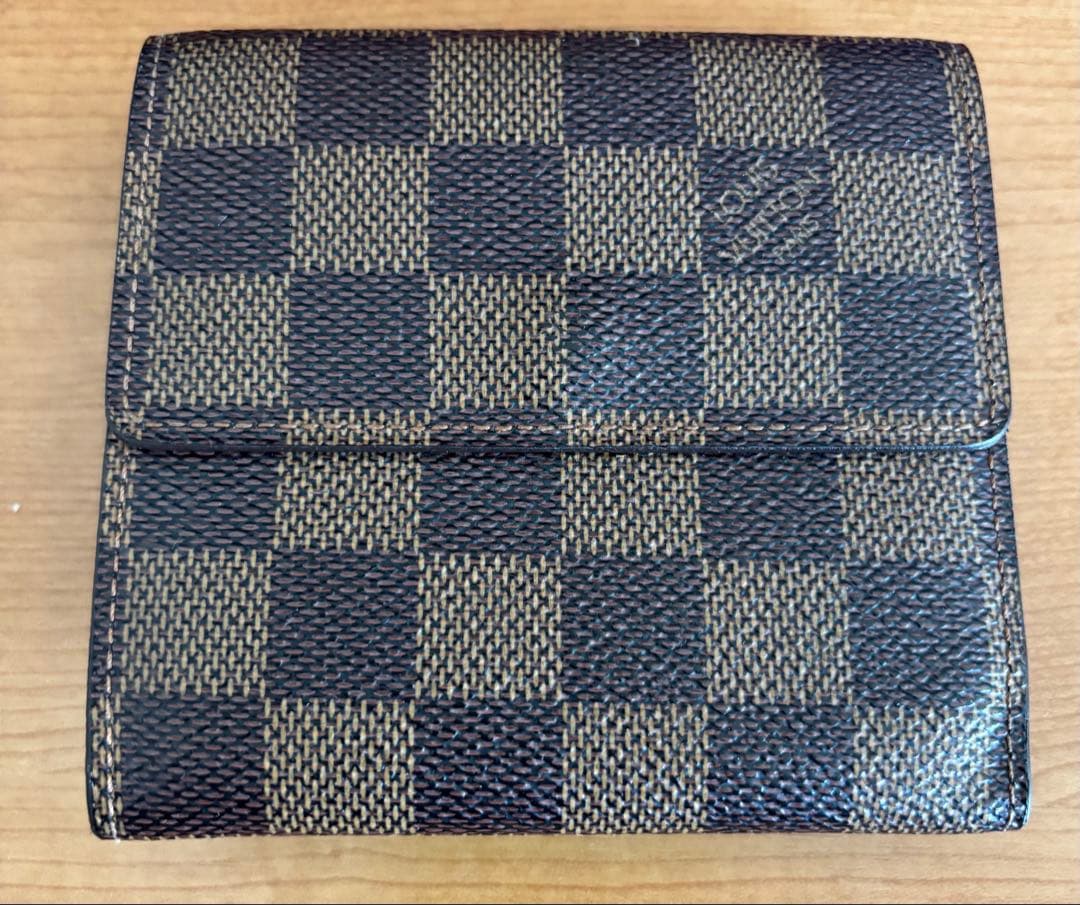 LOUIS VUITTONブラウン 三つ折り財布　ルイヴィトン　美麗品