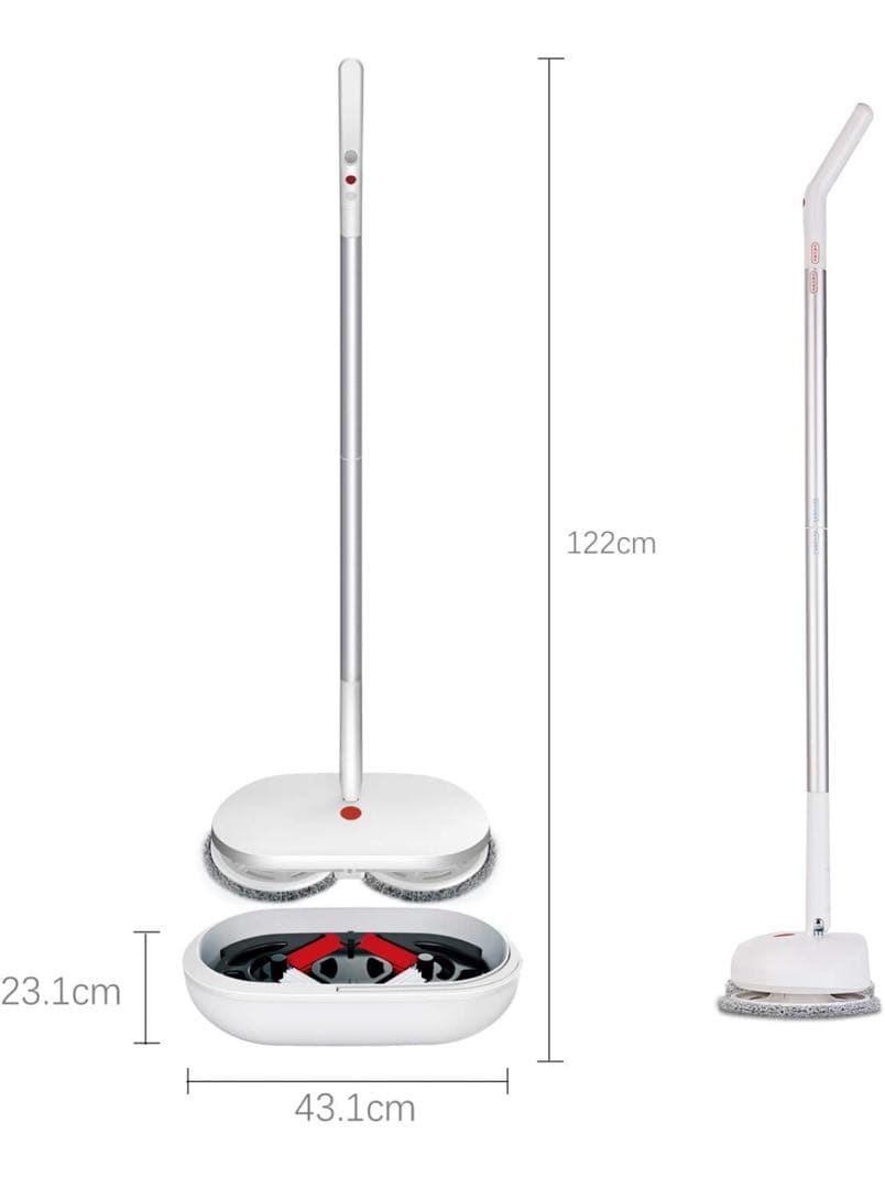 新品　CLEAN コードレス回転モップクリーナー 自動洗浄機能