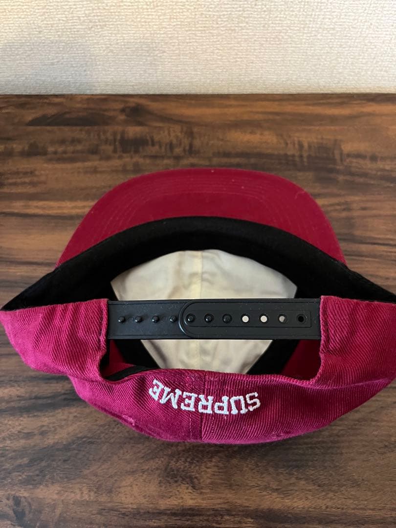 SUPREME バーガンディキャップ