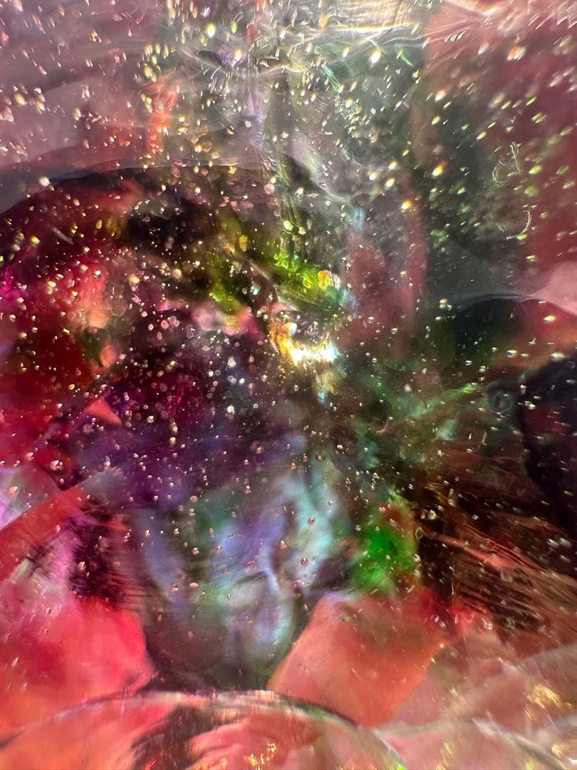 1点物レインボーアンダラクリスタル西ジャワ島マルチカラー高次元ヒーリング瞑想覚醒