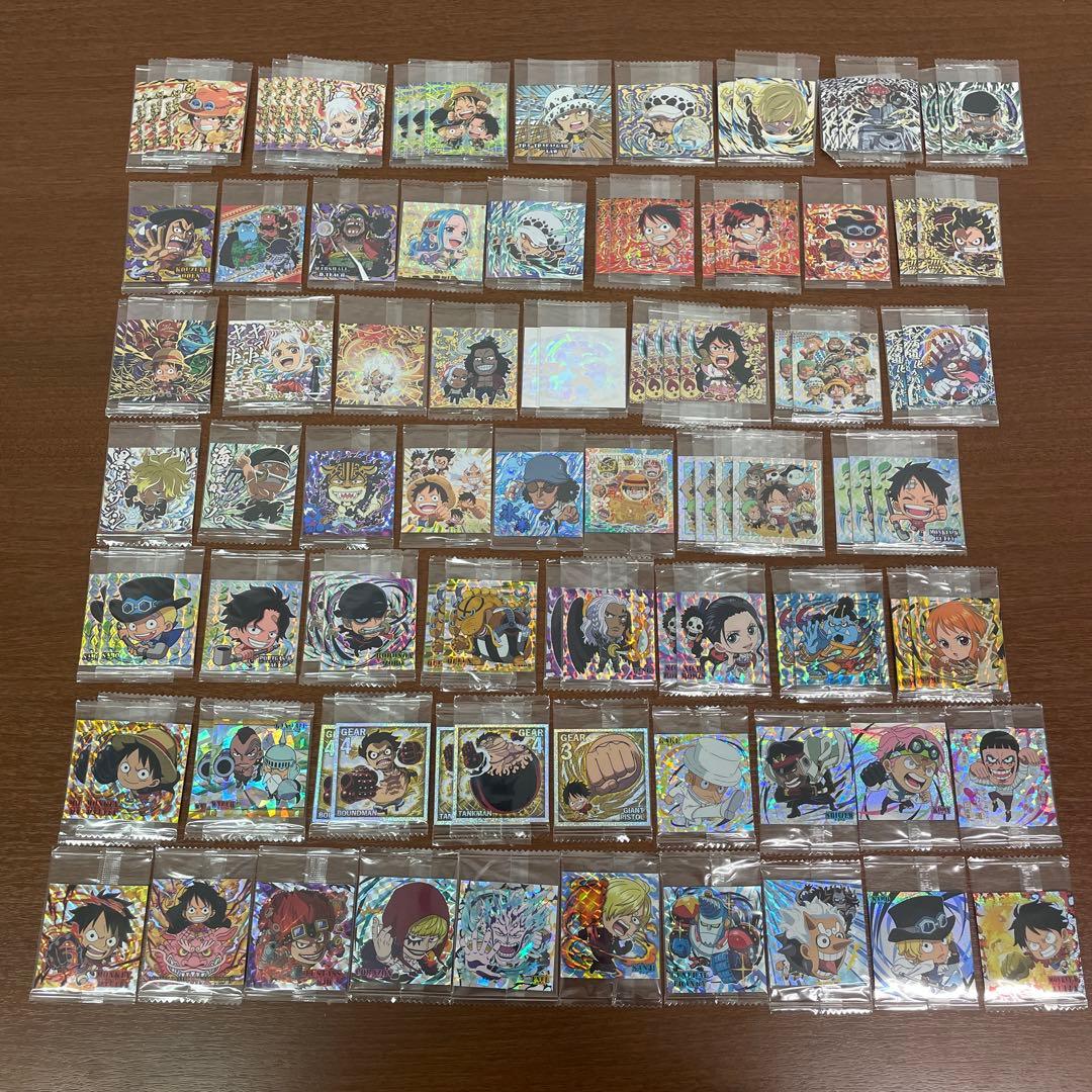 ❶ワンピース 大海賊ウエハースシール SEC SGR多数 約330枚