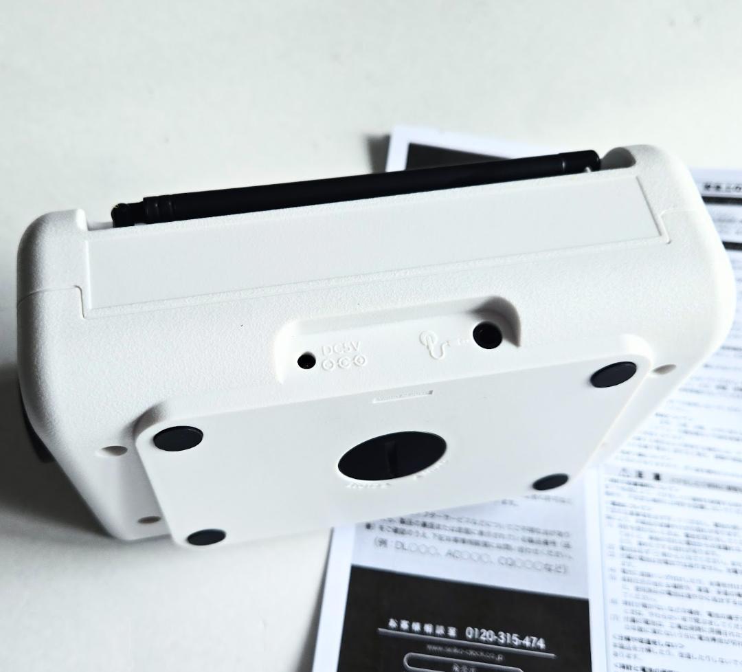 新品同様★SEIKO セイコー デジタル電波置時計 DL213W 送料込