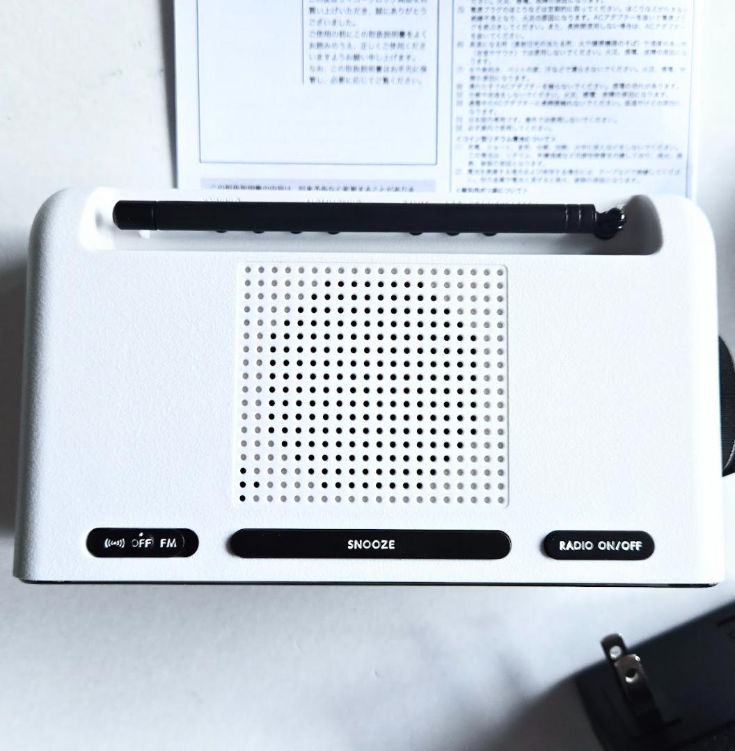 新品同様★SEIKO セイコー デジタル電波置時計 DL213W 送料込