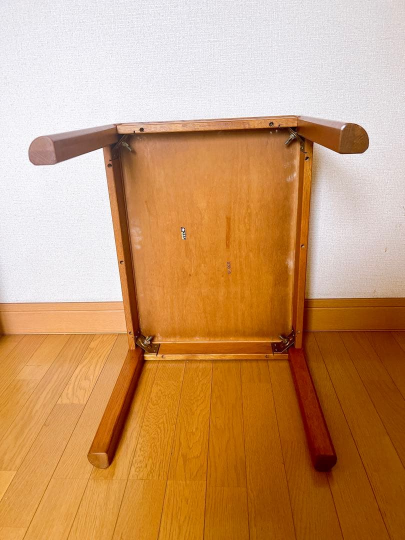 超希少 オールドカリモク サイドテーブル karimoku レトロ家具　②