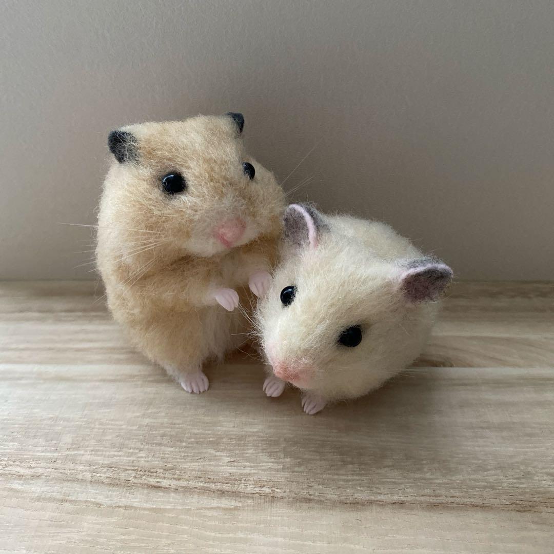 【羊毛フェルト】ハムスター★オーダー（うみ）