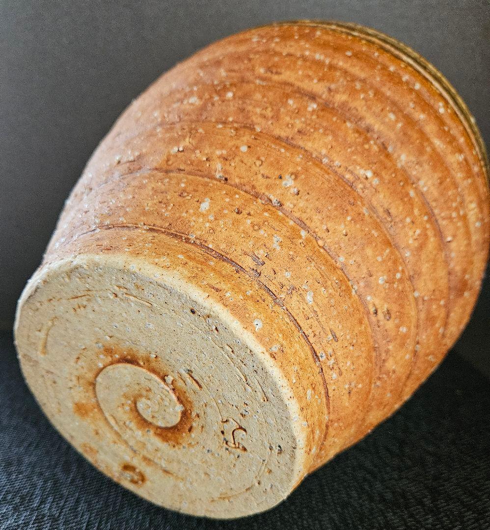 信楽焼　八山造　ビードロ釉　大壺　壺　花入れ　花生け　飾り物　オブジェ