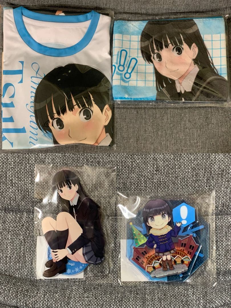 「アマガミSS」15周年記念イベント 絢辻詞 アクリルスタンド Tシャツ タオル