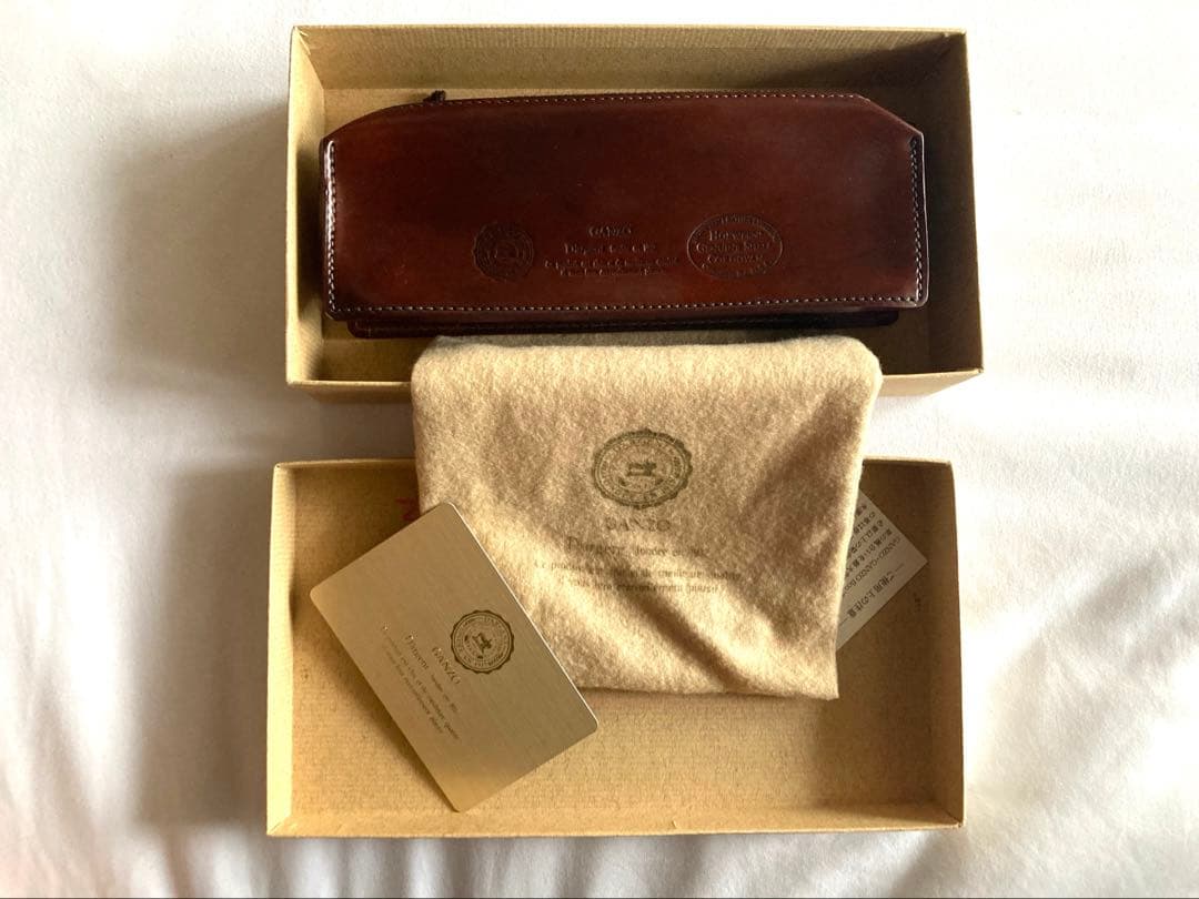 GANZO ガンゾ コードバン CORDOVAN ペンケース