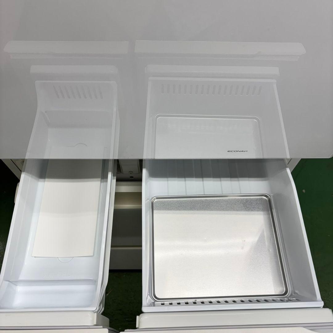 538 パナソニック　大型冷蔵庫　400L強　小型　家庭用　自動製氷　右開き