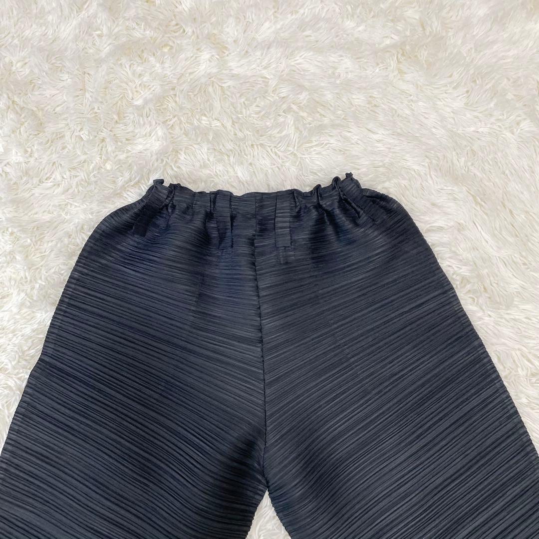 PLEATS PLEASE　変形　切り替え サルエルパンツ　ブラック