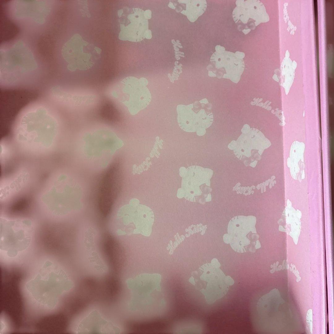 ハローキティ　お道具箱、筆箱、鉛筆キャップなどなど色々セット(未使用品、レトロ)