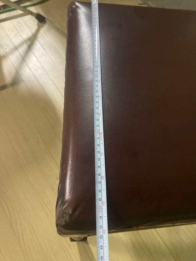 か*き様 木製ダイニングチェア ラダー背もたれ　ビンテージ　梱包発送たのめる便で