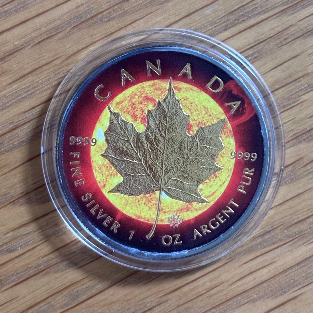 【メイプル銀貨】 スペースコレクション ソーラーフレア2015