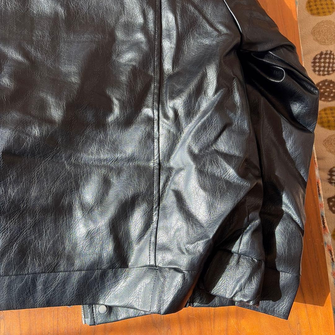 C*t様 正規店購入ArguE CulturEフード付き ファー切替 レザージャ