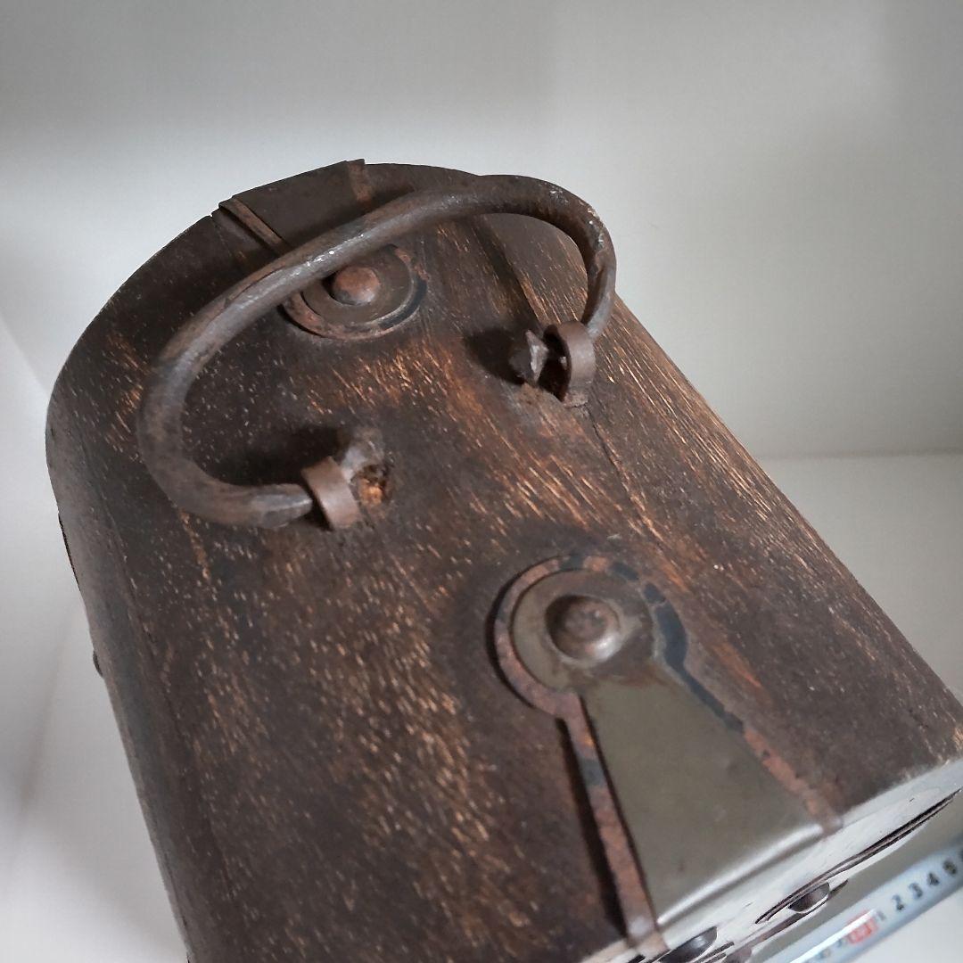 アンティーク 木製 ワイン ボックス 金具付き