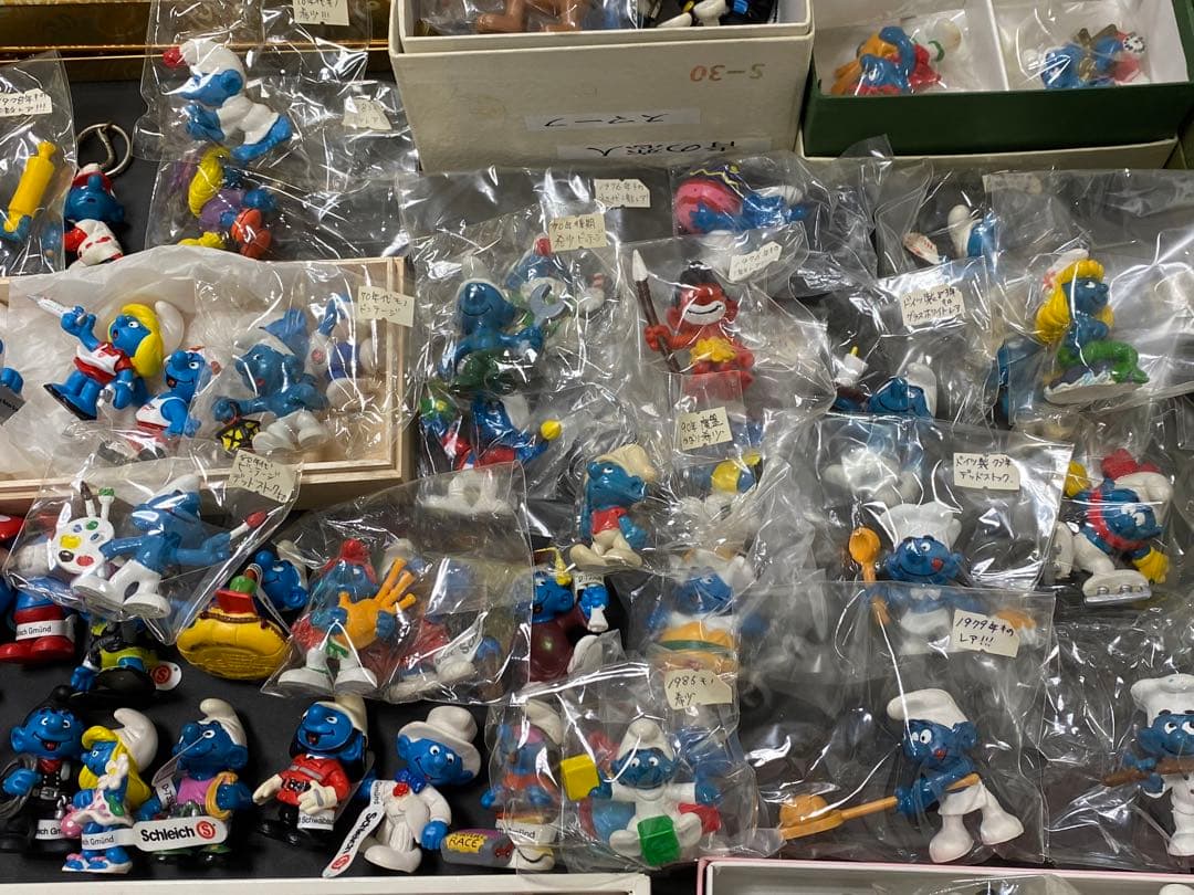 ヴィンテージ！1960's〜1990青い妖精　THEスマーフィーフィギュアまとめ