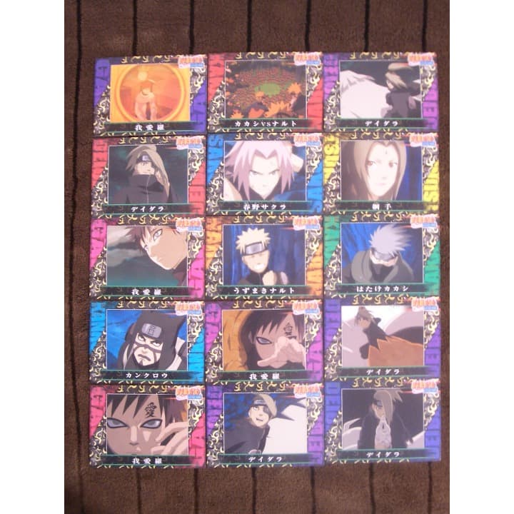 ☆ナルト疾風伝 コレクションカード 全４５種(ノーマルカードのみ)☆ラスト