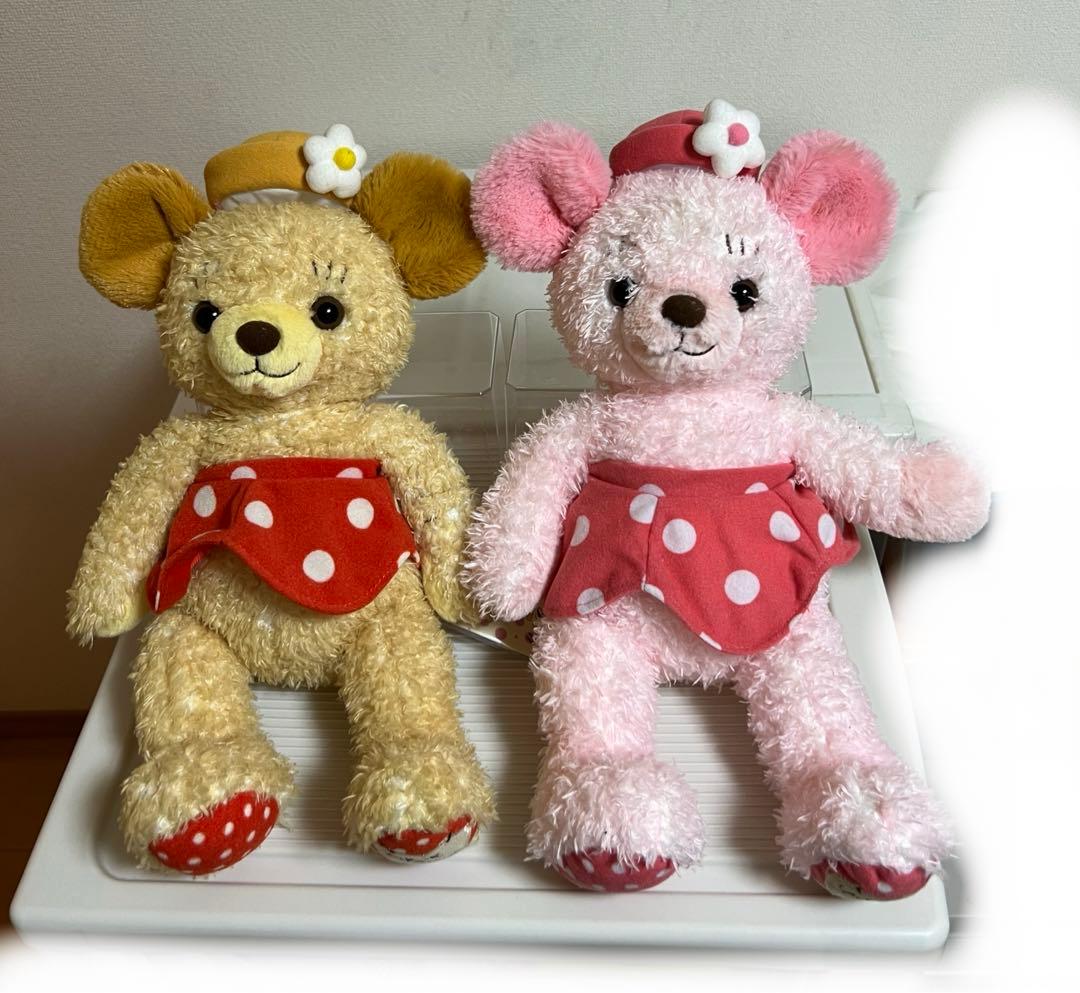 カドリーベアーMサイズのぬいぐるみピンク