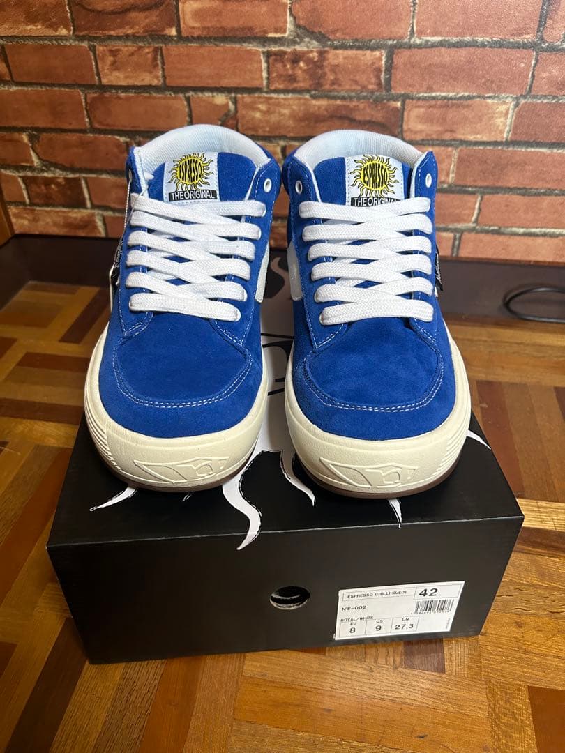 ノースウェーブ　espresso chilli suedeブルー値引き終了。