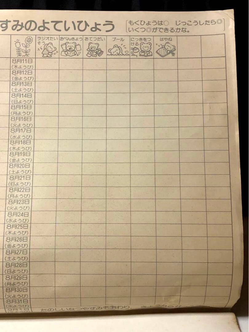 昭和レトロ 非売品 1988年 サンリオ みんなのたあ坊　画用紙　希少