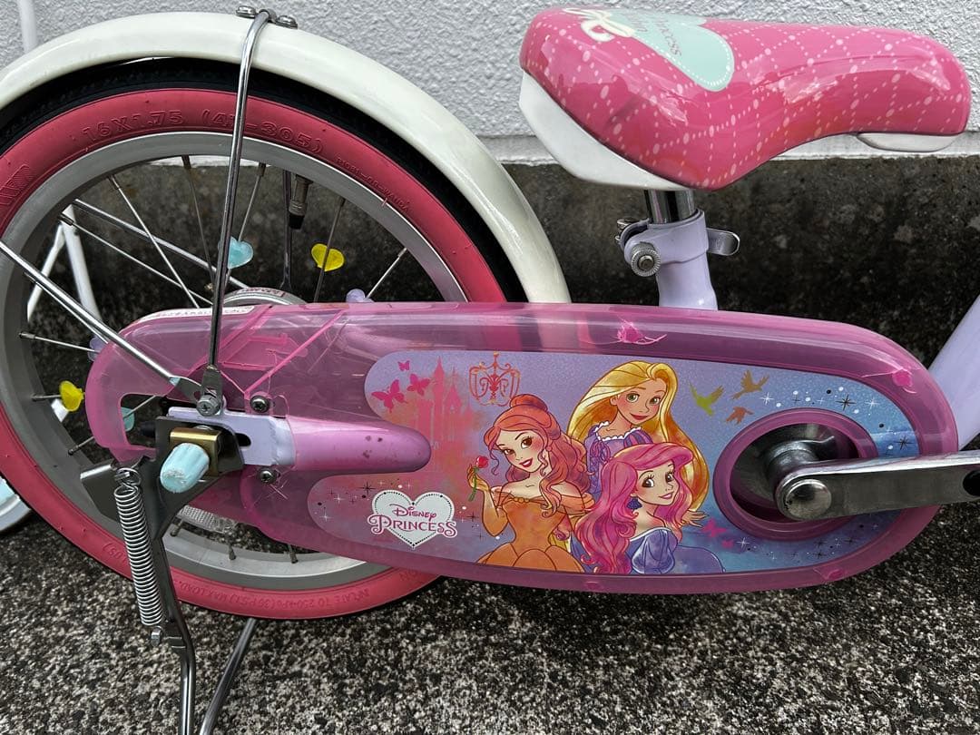 幼児用自転車 16インチ ゆめカワ　ディズニープリンセス　香川