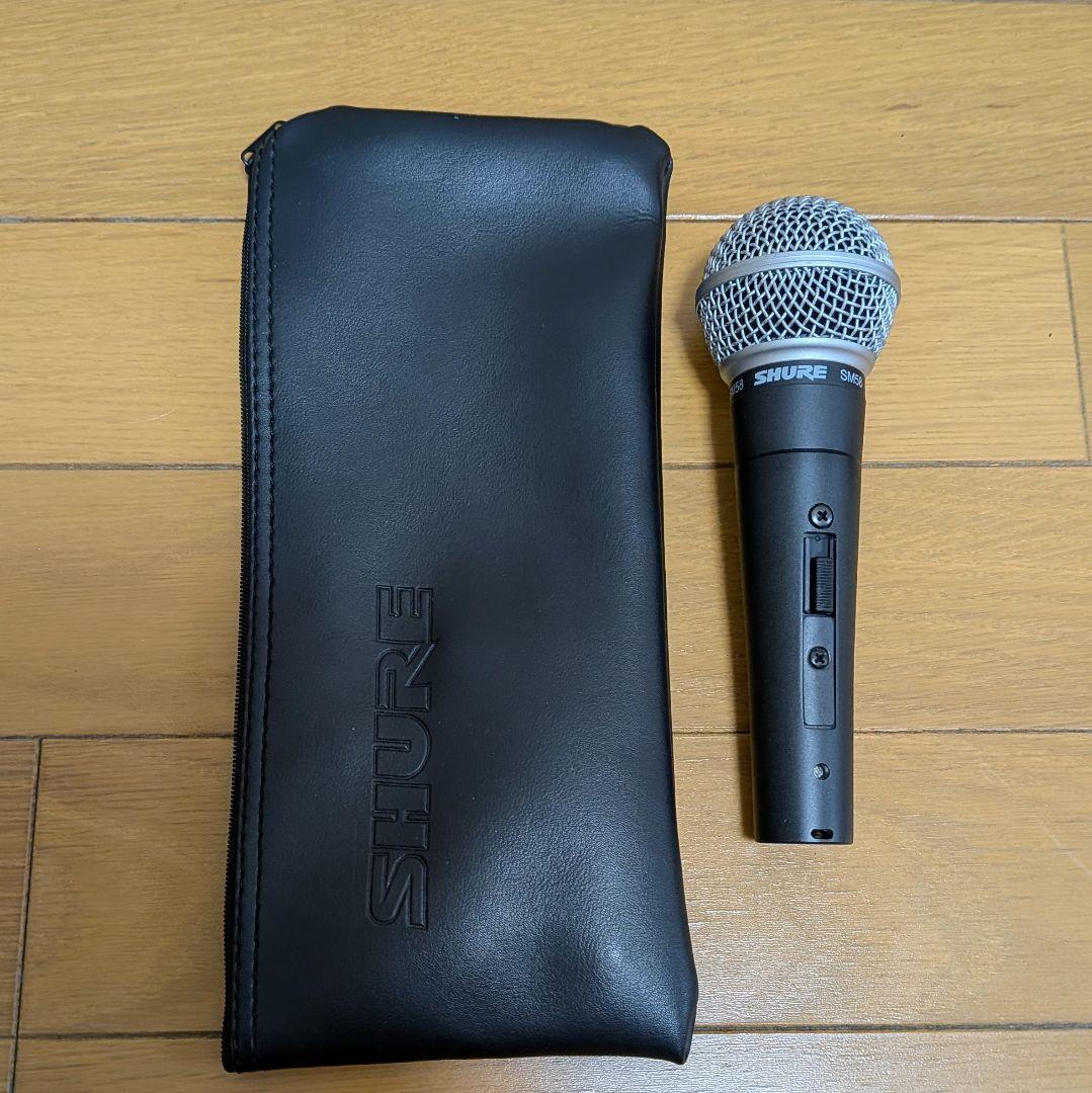 シュアー ダイナミックマイク　SHURE SM58 SE　【 XLRケーブル付】