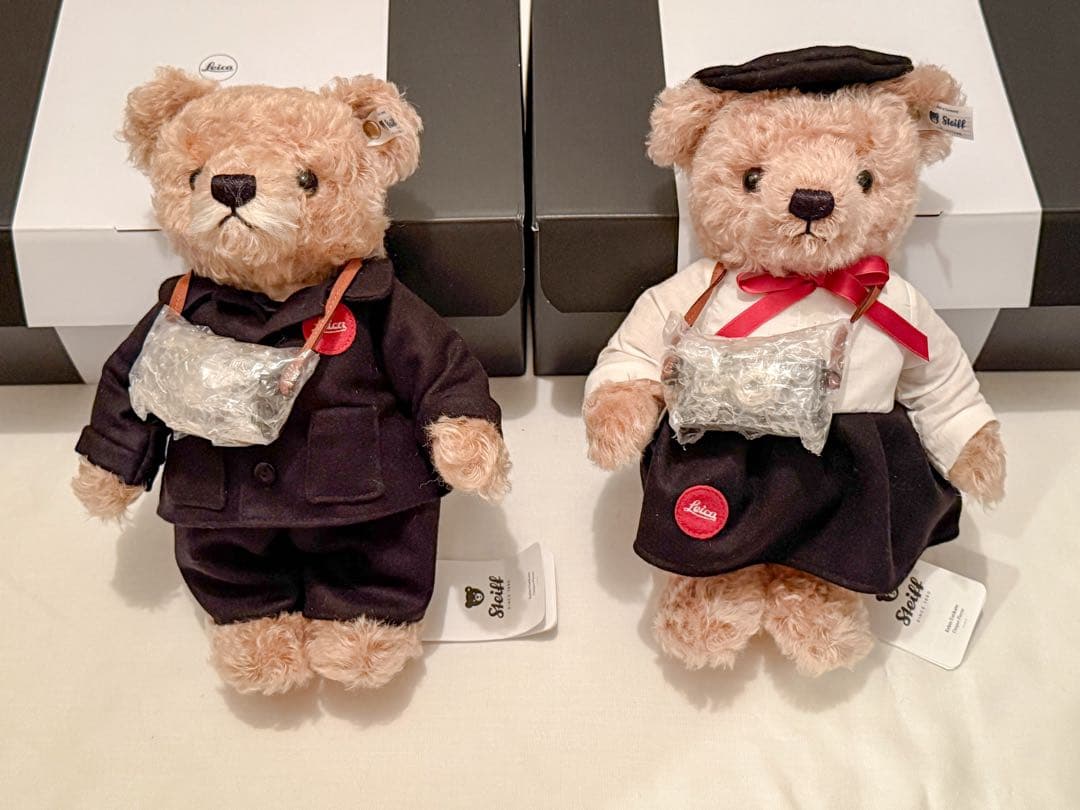新品 未使用品 ライカ100周年 シュタイフ×ライカ Elsie & Ernst