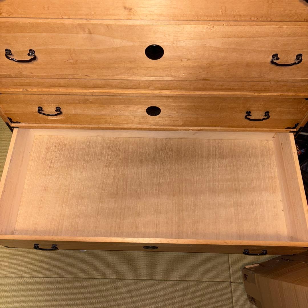 ⭐︎送料込み⭐︎木製和風箪笥 6引き出し アンティーク　　家具　ヴィンテージ