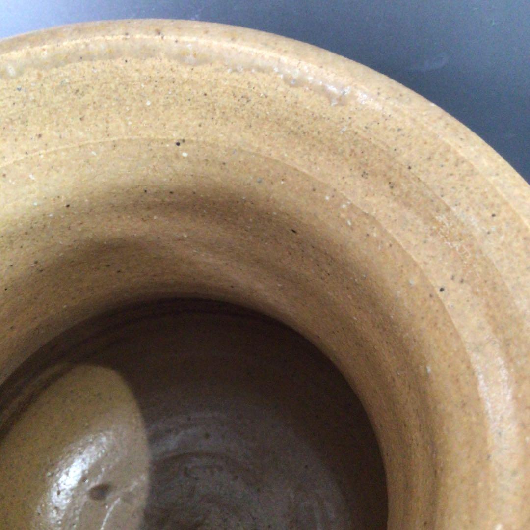 Ｓ１２６　水指　『芸州焼』『西本瑛泉造』『耳付水指』　共箱　茶道具