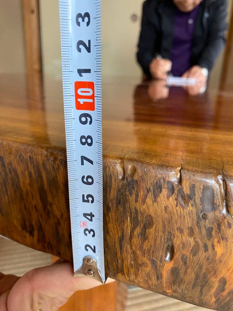 一枚板　アンティーク　机　ローテーブル