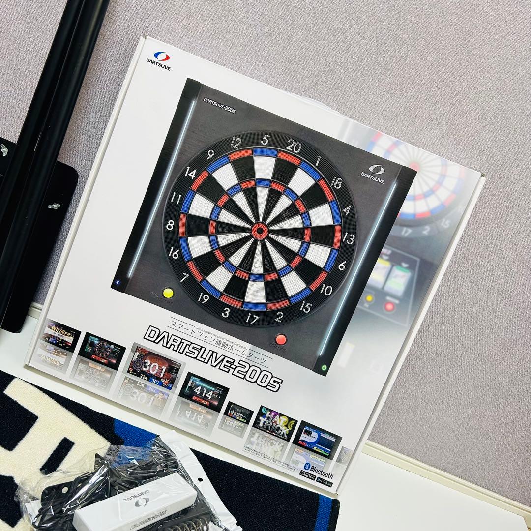 【美品】DARTSLIVE200s ポールスタンド ダーツマット付き
