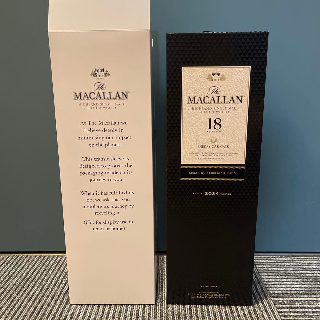 The Macallan 18年 シェリーオークカスク