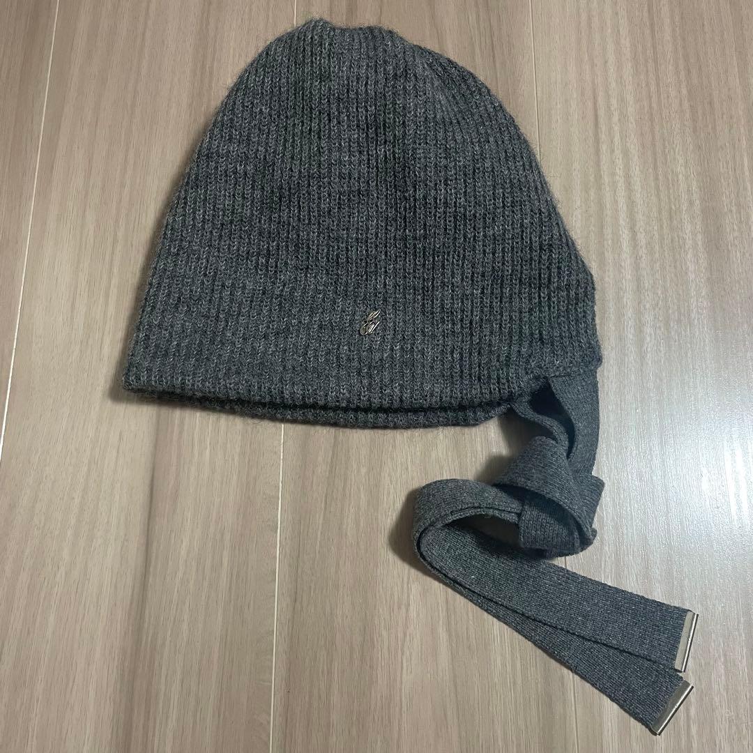 【完売品】ENTWURFEIN＜エントワフェイン＞ ニットキャップ グレー