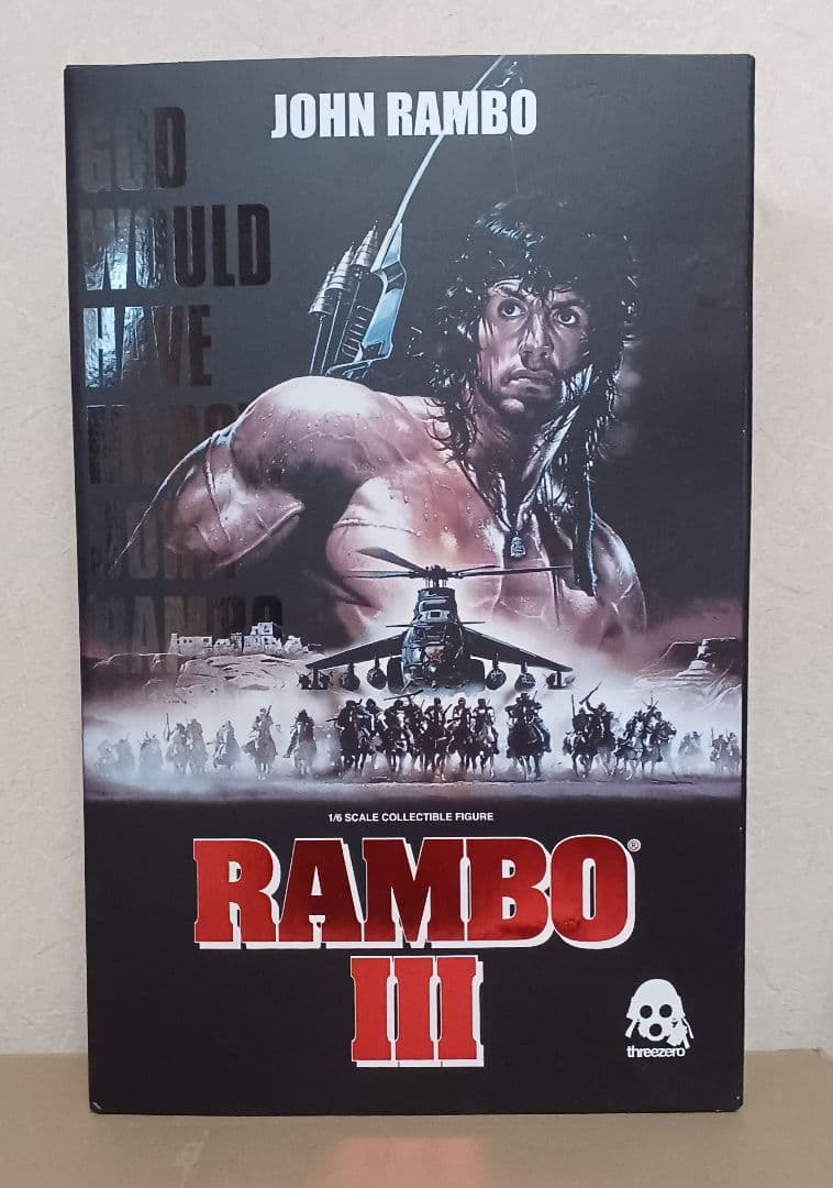 Threezero ランボーⅢ 1/6アクションフィギュア 未開封→開封品