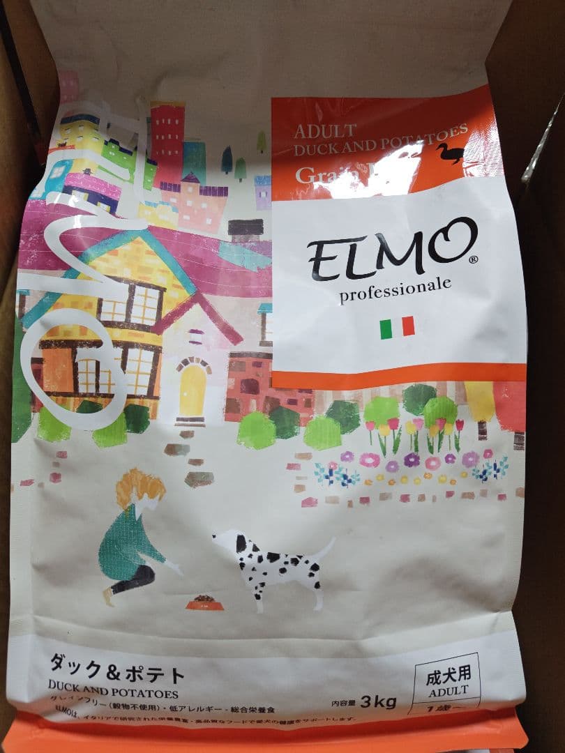 ELMO ダック＆ポテト ドライフード 3kg×2袋