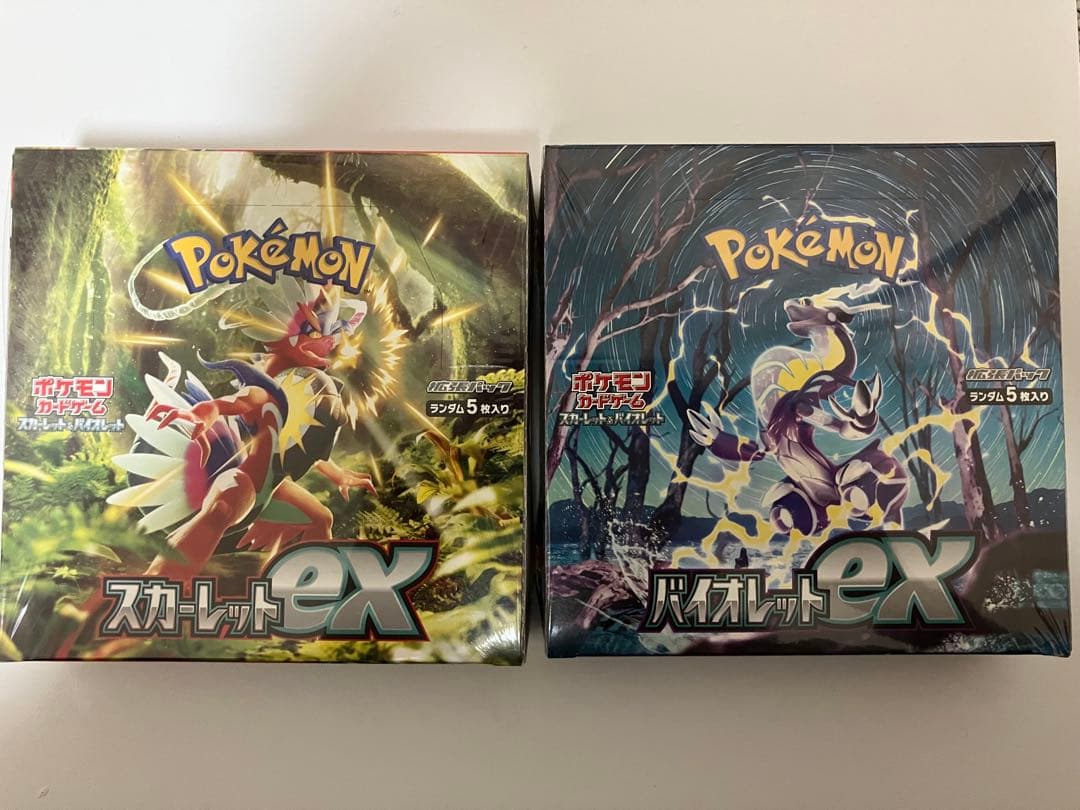 ポケモンカードゲーム スカーレットEX バイオレットEX 未開封シュリンク付き