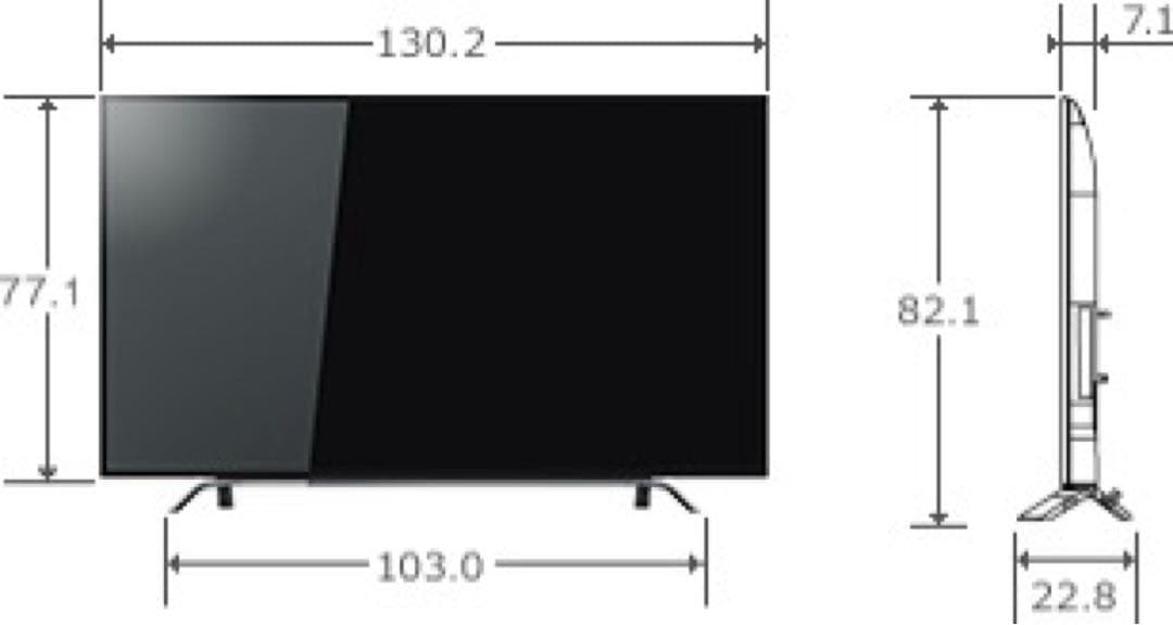 東芝 REGZA レグザ　4K対応液晶　TV 58Z20X 58インチ　大型