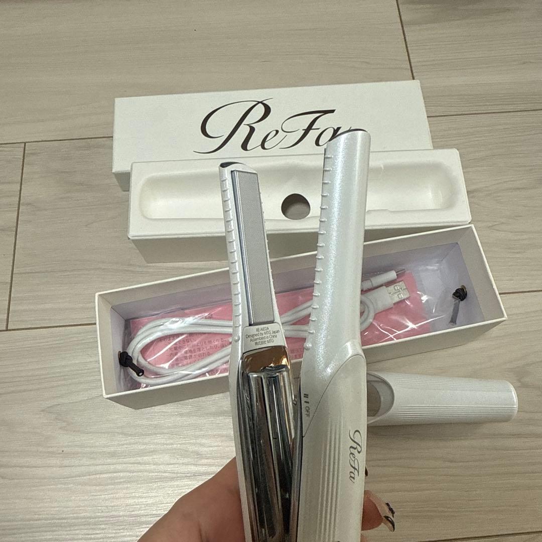ReFa 充電式ヘアアイロン ホワイト
