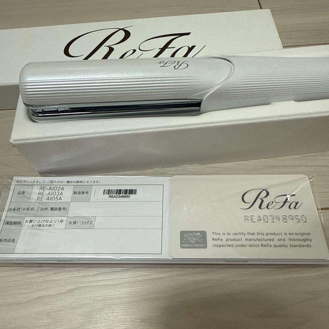 ReFa 充電式ヘアアイロン ホワイト