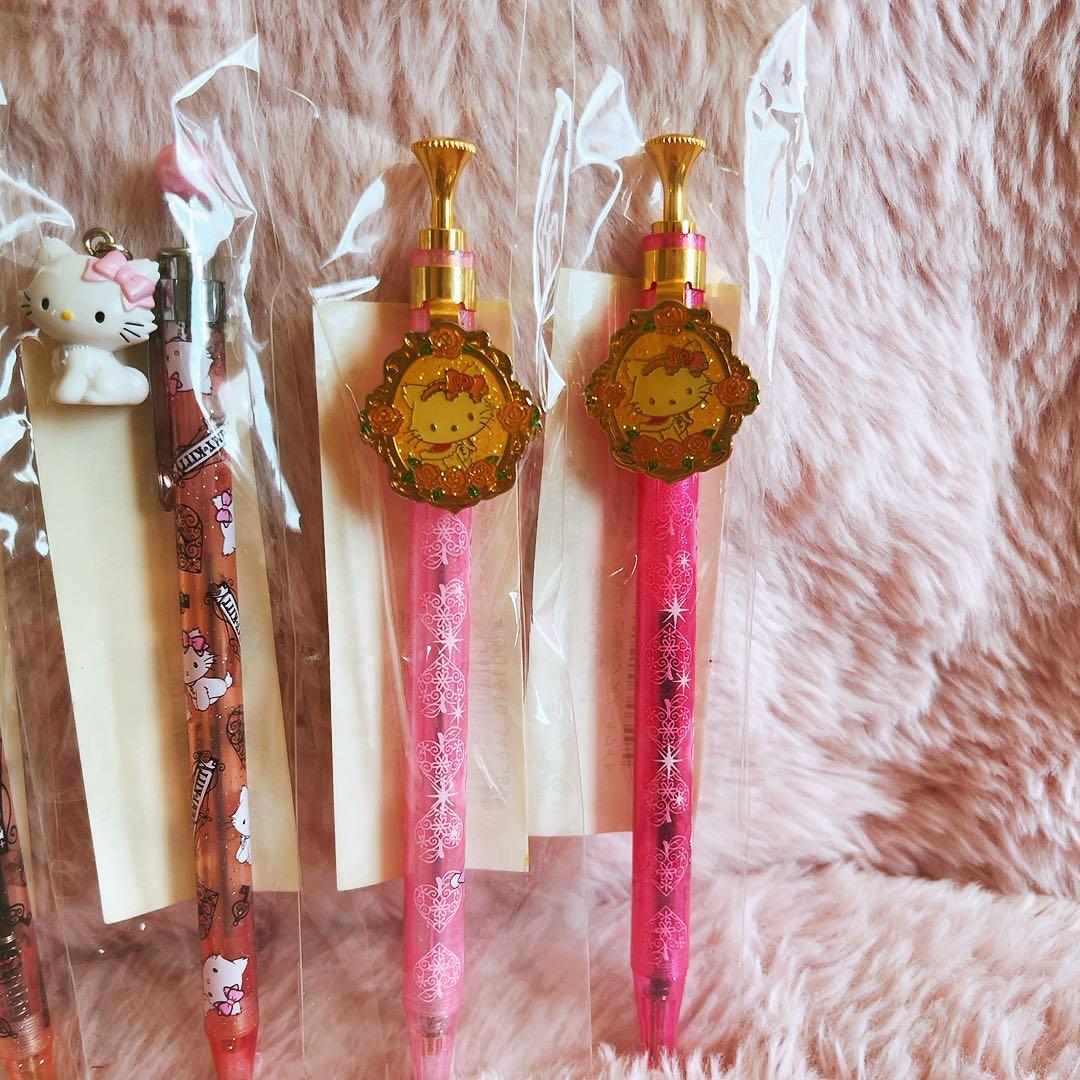 希少レア　チャーミーキティ　マスコット付きペン　まとめ売り　平成レトロ　サンリオ